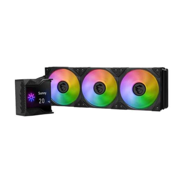 MSI MPG CORELIQUID D360 AIO Liquid Cooler – 360mm Radiator, 2.4 IPS Display, ARGB 2