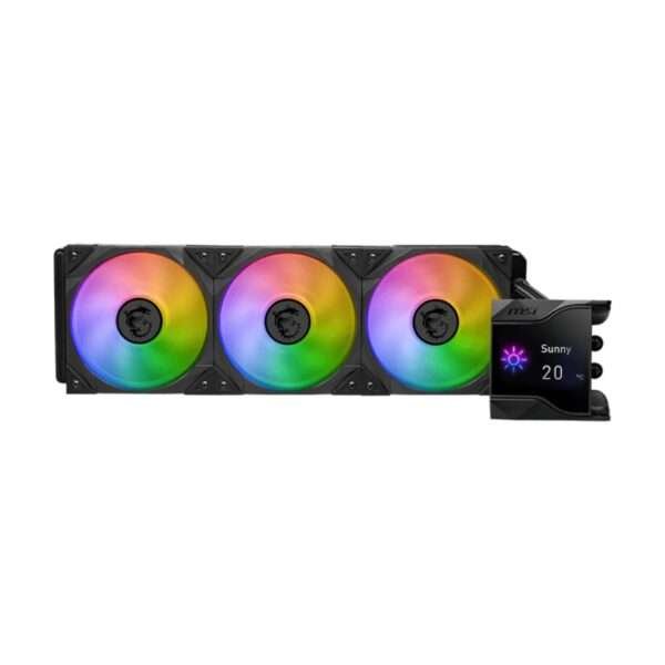MSI MPG CORELIQUID D360 AIO Liquid Cooler – 360mm Radiator, 2.4 IPS Display, ARGB 4
