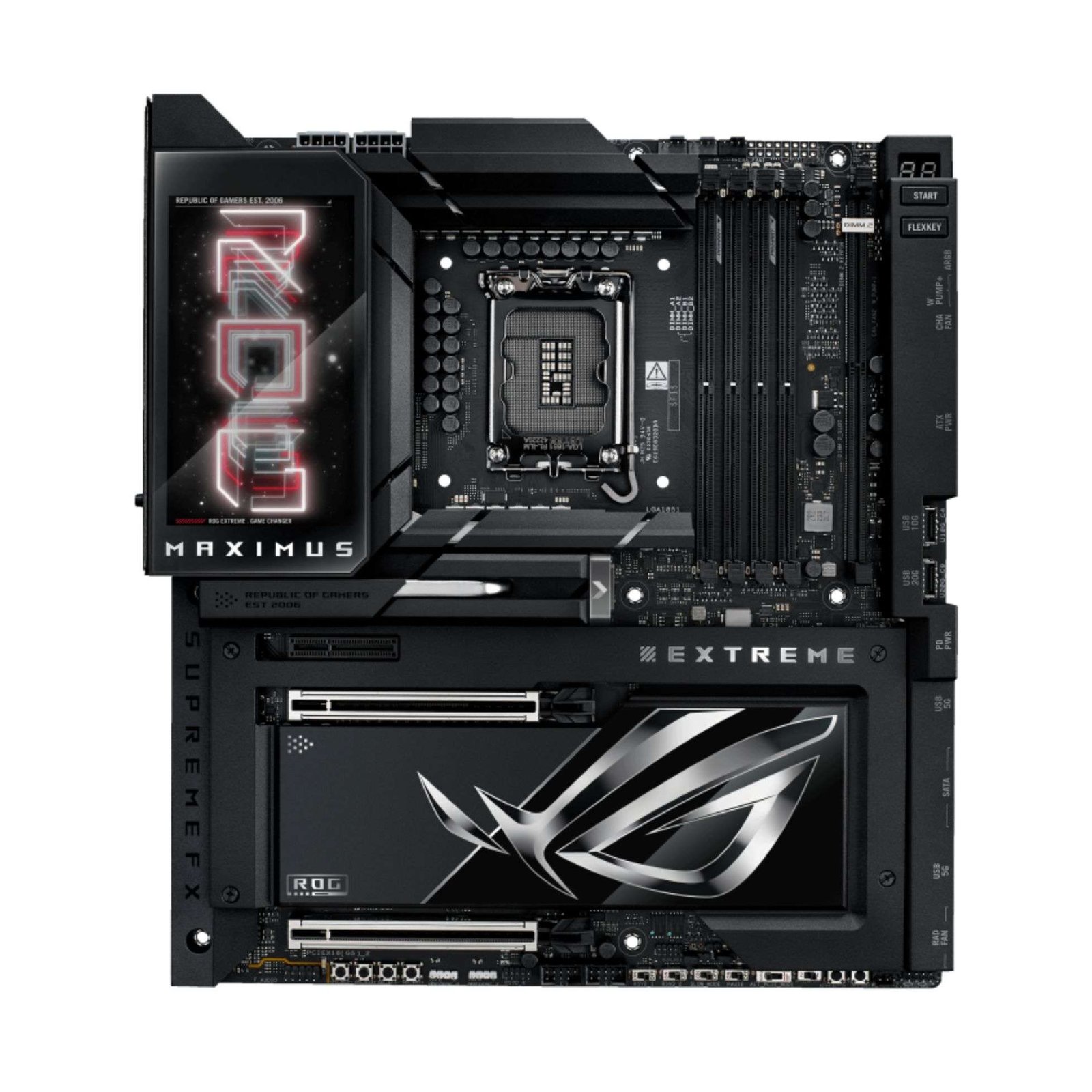 ROG MAXIMUS Z890 EXTREME – Ultimate Overclocking & High-Performance Gaming Motherboard 1 ROG MAXIMUS Z890 EXTREME – Ultimate Overclocking & High-Performance Gaming Motherboard 1