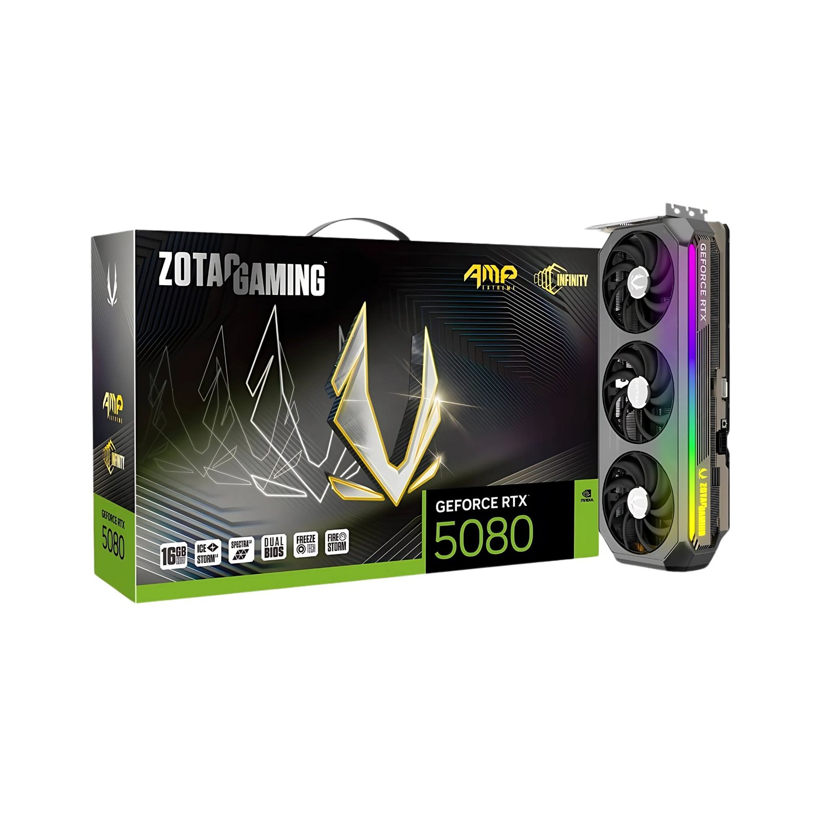 ZOTAC GAMING GeForce RTX 5080 AMP Extreme INFINITY – Ultimate AI-Powered Gaming GPU