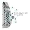 Galax HOF Ace M2 White Wireless Gaming Mouse – 38000 DPI, Nvidia Reflex, ARGB