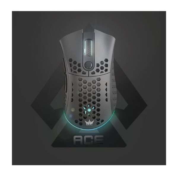 HOF Ace M2 Black Wireless Gaming Mouse – Nvidia Reflex, 38000 DPI, ARGB