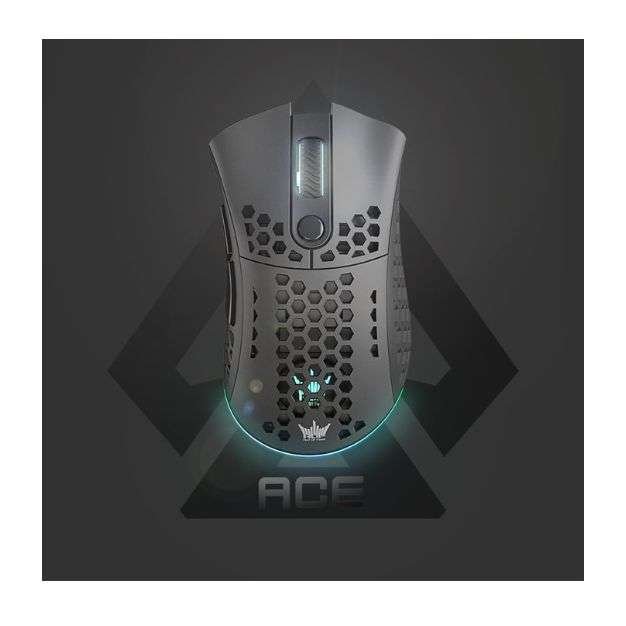 HOF Ace M2 Black Wireless Gaming Mouse – Nvidia Reflex, 38000 DPI, ARGB