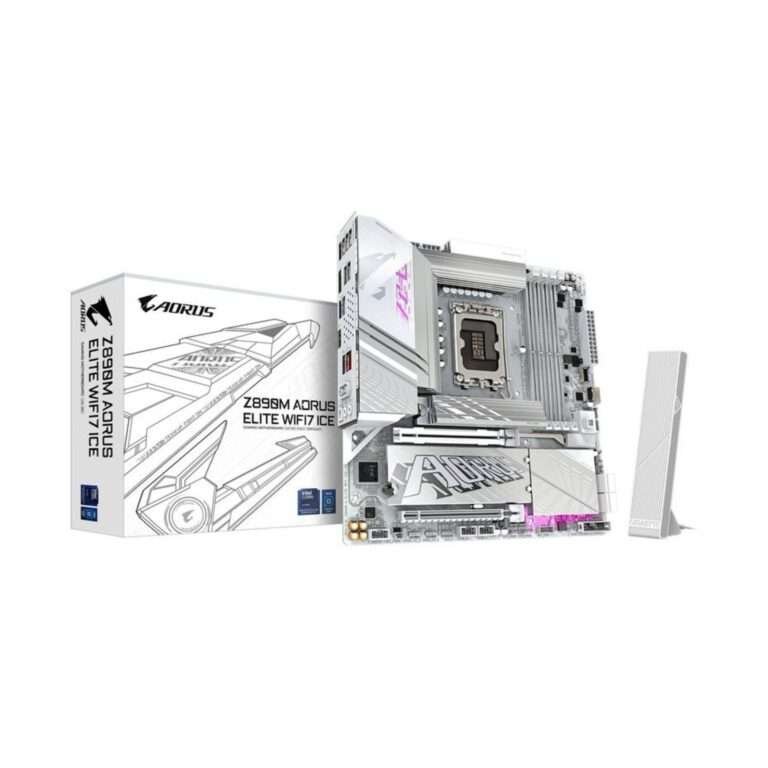 GIGABYTE Z890M AORUS ELITE WIFI7 – LGA 1851, DDR5, PCIe 5.0, mATX Motherboard