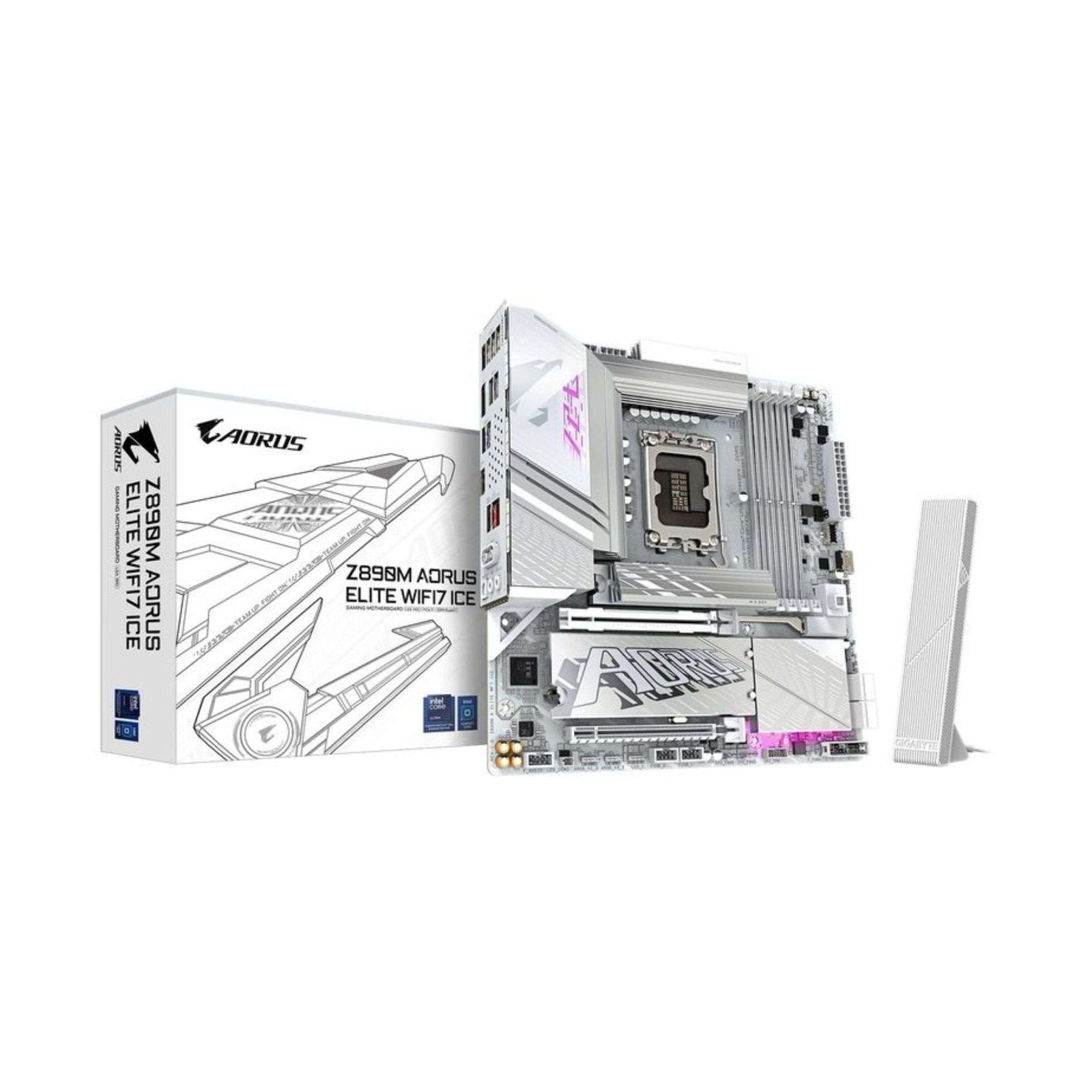 GIGABYTE Z890M AORUS ELITE WIFI7 – LGA 1851, DDR5, PCIe 5.0, mATX Motherboard GIGABYTE Z890M AORUS ELITE WIFI7 – LGA 1851, DDR5, PCIe 5.0, mATX Motherboard