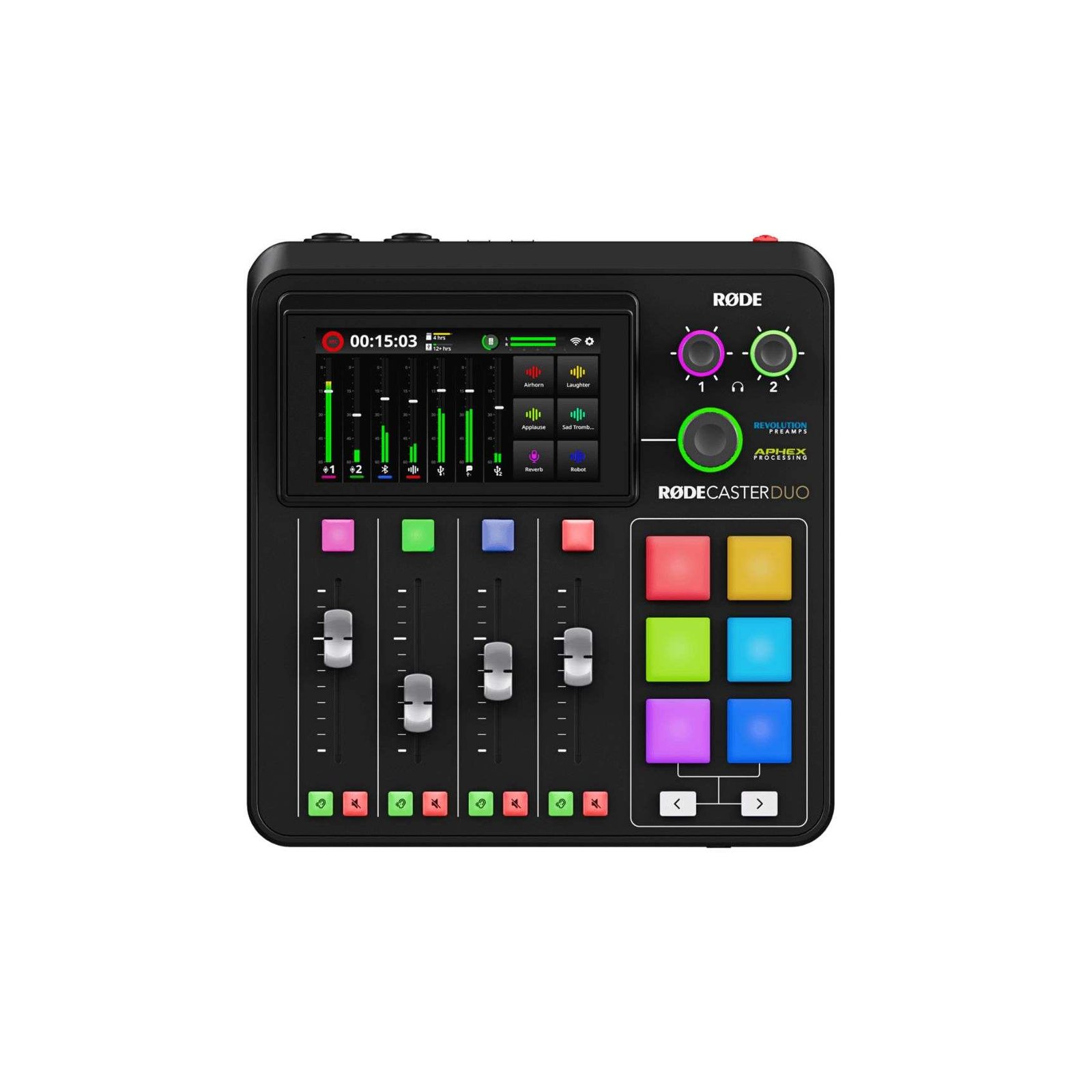 RØDECaster Duo Black | Professional Audio Mixer for Podcasters & Creators RØDECaster Duo Black | Professional Audio Mixer for Podcasters & Creators