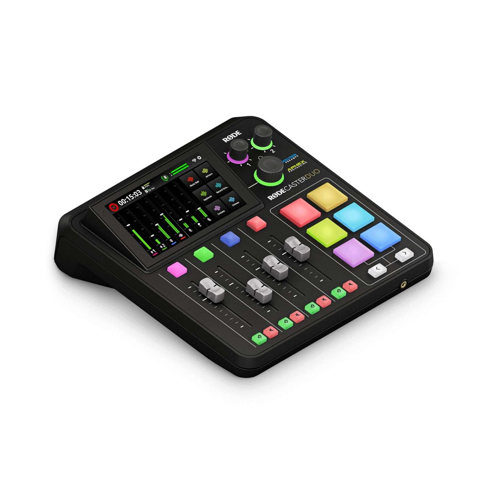 RØDECaster Duo Black | Professional Audio Mixer for Podcasters & Creators RØDECaster Duo Black | Professional Audio Mixer for Podcasters & Creators