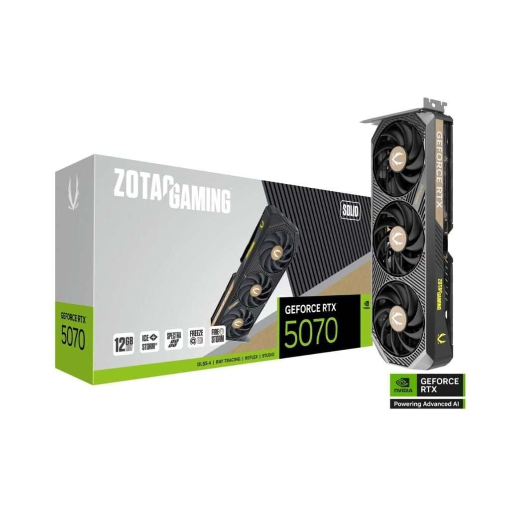 ZOTAC GAMING GeForce RTX 5070 SOLID Graphics Card