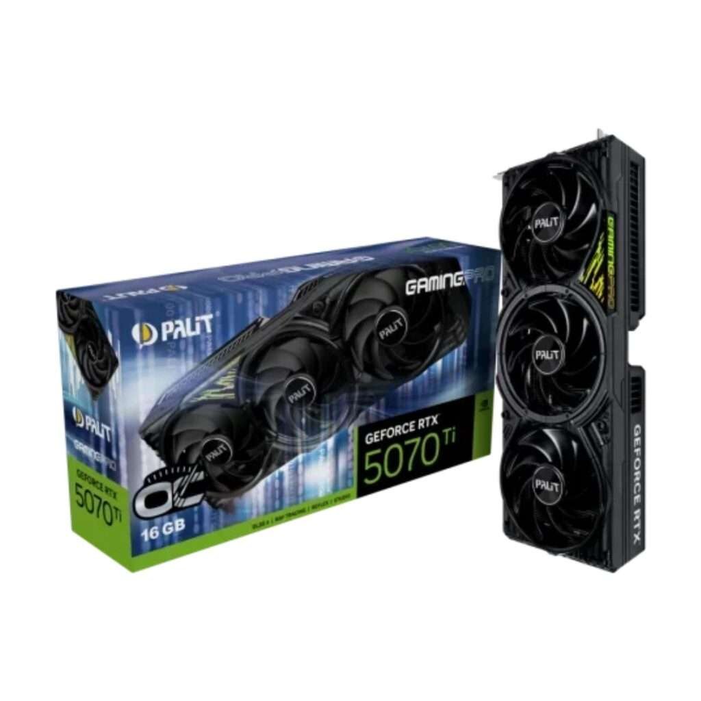 Palit GeForce RTX 5070 Ti GamingPro OC – 16GB GDDR7, PCIe 5.0, DLSS 4