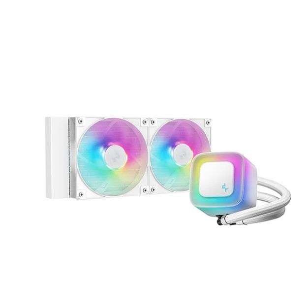 DeepCool LE240 V2 White 240mm ARGB AIO Liquid CPU Cooler DeepCool LE240 V2 White 240mm ARGB AIO Liquid CPU Cooler