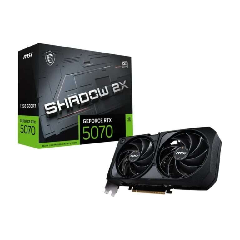 MSI GeForce RTX 5070 12G SHADOW 2X OC Graphics Card
