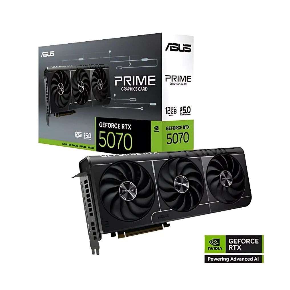 ASUS Prime GeForce RTX™ 5070 12GB GDDR7 Graphics Card