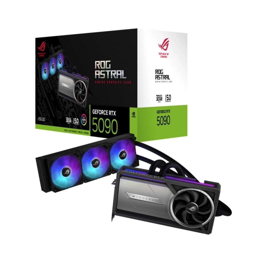 ASUS ROG Astral LC GeForce RTX™ 5090 32GB GDDR7 OC Edition ASUS ROG Astral LC GeForce RTX™ 5090 32GB GDDR7 OC Edition