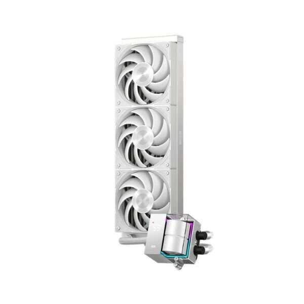 PCCOOLER CPS DS360 WH AIO Liquid CPU Cooler – 360mm Radiator with Mirror Pump Design