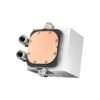 PCCOOLER CPS DS360 WH AIO Liquid CPU Cooler – 360mm Radiator with Mirror Pump Design
