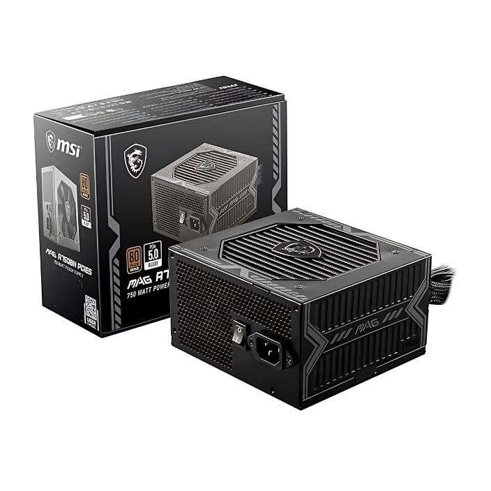 MSI MAG A750BN PCIE5 – 750W 80+ Bronze Non-Modular PSU with PCIe 5.0 Support