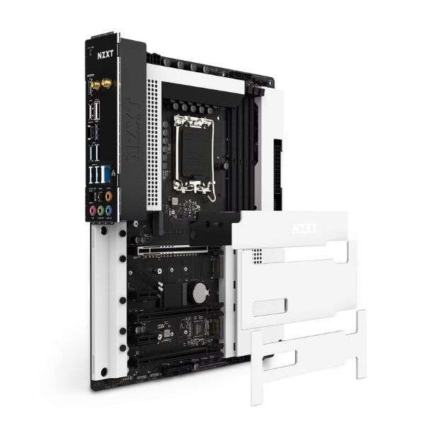 NZXT N7 Z790 White – ATX Motherboard with Intel Z790 Chipset, LGA 1700 Socket, DDR5 Support, PCIe 5.0, Wi-Fi 6E, Bluetooth 5.2
