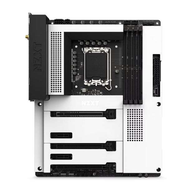 NZXT N7 Z790 White – ATX Motherboard with Intel Z790 Chipset, LGA 1700 Socket, DDR5 Support, PCIe 5.0, Wi-Fi 6E, Bluetooth 5.2