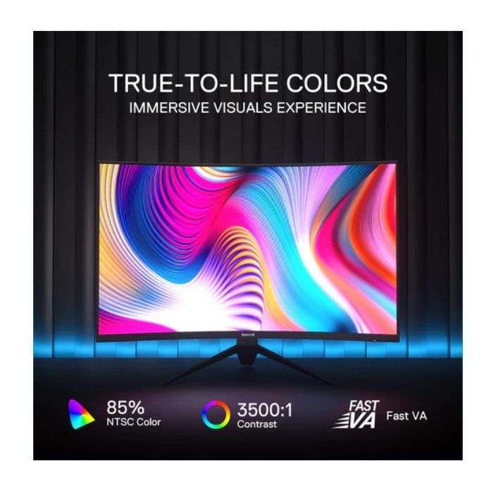 HROTHGAR GM32 32" 180Hz Curved QHD Gaming Monitor – 1000R, FreeSync/G-Sync, 1.76ms Response HROTHGAR GM32 32" 180Hz Curved QHD Gaming Monitor – 1000R, FreeSync/G-Sync, 1.76ms Response