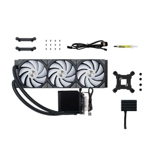 TRYX PANORAMA ARGB 360mm AIO CPU Liquid Cooler – Black | 6.5" 2K AMOLED Display, 60Hz, Asetek 8th Gen Pump, ARGB Fans, Intel/AMD Compatible TRYX PANORAMA ARGB 360mm AIO CPU Liquid Cooler – Black | 6.5" 2K AMOLED Display, 60Hz, Asetek 8th Gen Pump, ARGB Fans, Intel/AMD Compatible