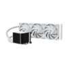 TRYX PANORAMA ARGB 360mm AIO CPU Liquid Cooler – White | 6.5” 2K AMOLED Display, 60Hz, Asetek 8th Gen Pump, ARGB Fans, Intel/AMD Compatible
