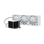 TRYX PANORAMA ARGB 360mm AIO CPU Liquid Cooler – White | 6.5” 2K AMOLED Display, 60Hz, Asetek 8th Gen Pump, ARGB Fans, Intel/AMD Compatible