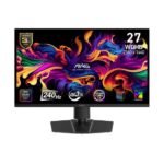 MSI MAG 273QP QD‑OLED X24 – 27″ WQHD 240Hz Gaming Monitor (0.03 ms, HDMI 2.1, DP 1.4a)