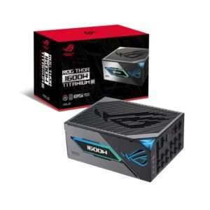 ASUS ROG Thor 1600 W Titanium III – 80 Plus Titanium, ATX 3.1 Modular Gaming Power Supply