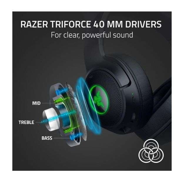 Razer Kraken Kitty V2 BT – Wireless Bluetooth RGB Headset with Chroma Kitty Ears – Black Razer Kraken Kitty V2 BT – Wireless Bluetooth RGB Headset with Chroma Kitty Ears – Black