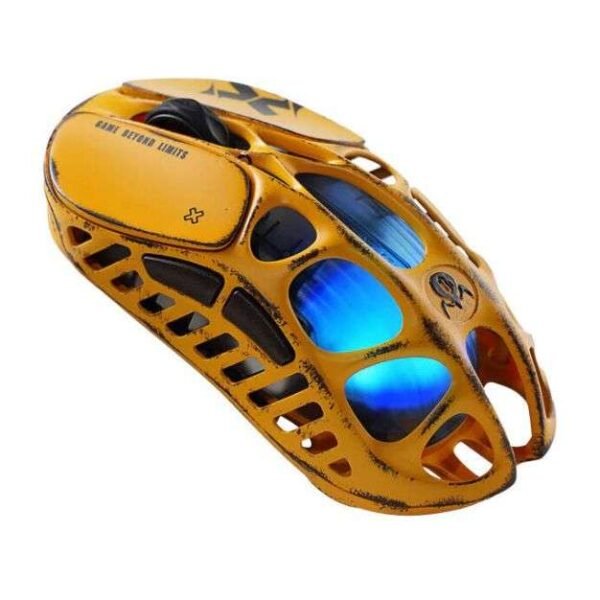 GravaStar Mercury X Pro Wireless Gaming Mouse – 8000Hz, 32,000 DPI, Battle Worn Yellow