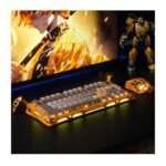 GravaStar Mercury K1 Pro Wireless Mechanical Gaming Keyboard – 75% Layout, Battle-Worn Yellow GravaStar Mercury K1 Pro Wireless Mechanical Gaming Keyboard – 75% Layout, Battle-Worn Yellow