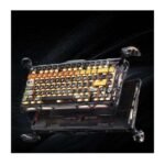 GravaStar Mercury K1 Pro Wireless Mechanical Gaming Keyboard – 75% Layout, Battle-Worn Orange