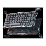 GravaStar Mercury K1 Pro Wireless Mechanical Gaming Keyboard – 75% Layout, Concrete Gray