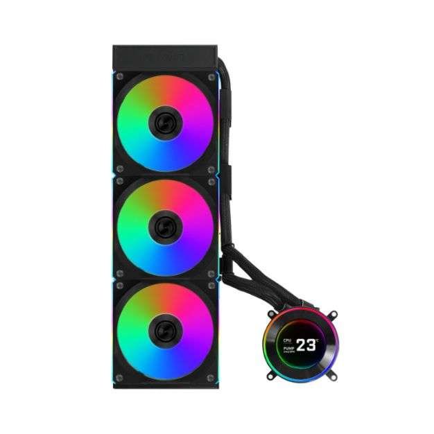 Lian Li Hydroshift II LCD-C 360CL Black – 360mm AIO Liquid Cooler with 2.1” IPS LCD & Wireless UNI FAN CL Lian Li Hydroshift II LCD-C 360CL Black – 360mm AIO Liquid Cooler with 2.1” IPS LCD & Wireless UNI FAN CL