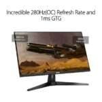 ASUS TUF VG279QM1A 27” FHD Gaming Monitor – 280Hz, 1ms, Fast IPS, G-SYNC Compatible