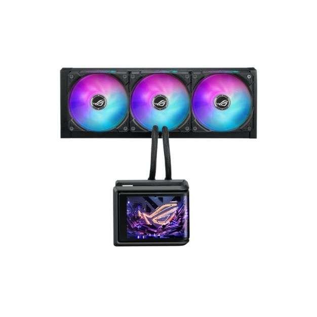 ASUS ROG Ryuo IV SLC 360 ARGB AIO Liquid Cooler – 6.67” 2K AMOLED Curved Display, Sliding LCD Panel, AURA Sync ASUS ROG Ryuo IV SLC 360 ARGB AIO Liquid Cooler – 6.67” 2K AMOLED Curved Display, Sliding LCD Panel, AURA Sync
