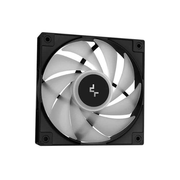 DeepCool LE240 V2 ARGB Liquid CPU Cooler – 240mm Radiator, Dual 120mm PWM Fans, 3400 RPM Pump, RGB Lighting – Black