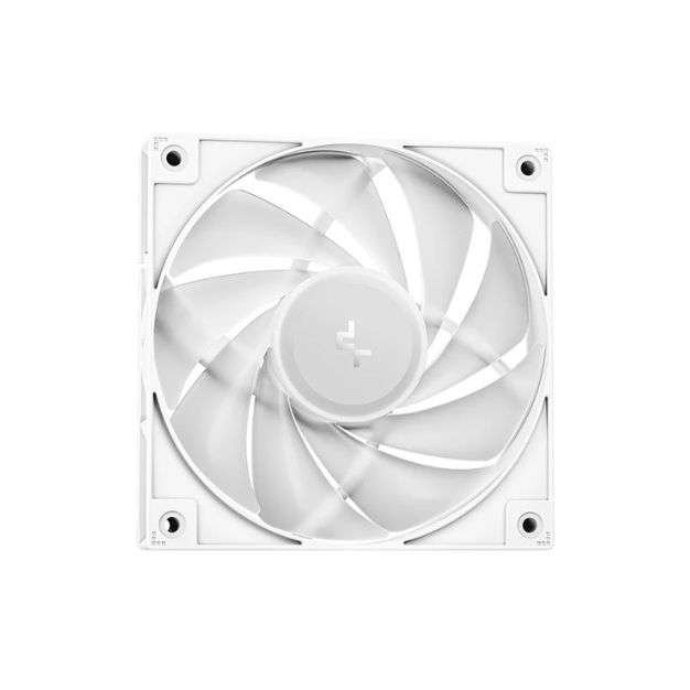 DeepCool LE240 V2 ARGB Liquid CPU Cooler – 240mm Radiator, Dual 120mm PWM Fans, 3400 RPM Pump, RGB Lighting – White
