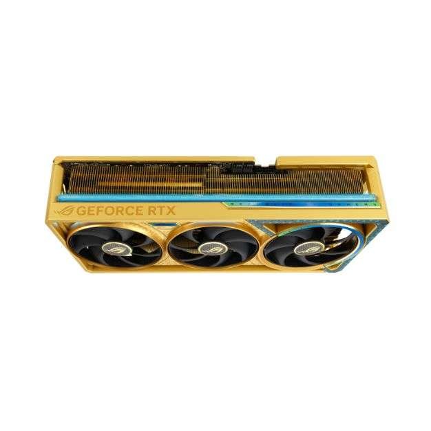 ROG Astral GeForce RTX™ 5080 Dhahab CORE OC Edition – 16GB GDDR7, Triple Axial-Tech Fans, RGB, Overclocked GPU