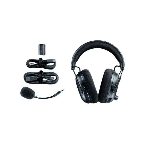 Razer Kraken V3 Pro Wireless Gaming Headset – Black | THX Spatial Audio, HyperSense Haptics, Detachable Mic, RGB Chroma Razer Kraken V3 Pro Wireless Gaming Headset – Black | THX Spatial Audio, HyperSense Haptics, Detachable Mic, RGB Chroma