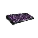 Mercury V75 Lite Gaming Keyboard – Transparent Black | Mechanical Feel, RGB Backlight, Compact & Durable Design