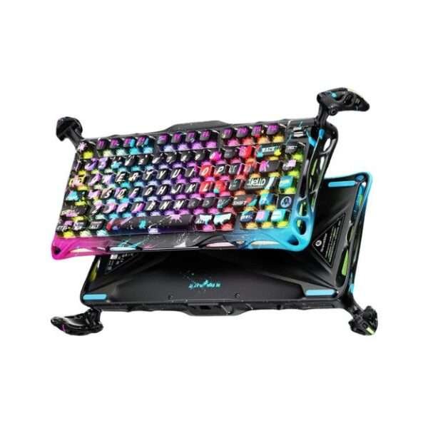Mercury V75 Pro Special Edition Gaming Keyboard – Neon Graffiti | Mechanical Switches, RGB Backlight, Anti-Ghosting, Stylish Design