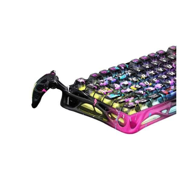 Mercury V75 Pro Special Edition Gaming Keyboard – Neon Graffiti | Mechanical Switches, RGB Backlight, Anti-Ghosting, Stylish Design Mercury V75 Pro Special Edition Gaming Keyboard – Neon Graffiti | Mechanical Switches, RGB Backlight, Anti-Ghosting, Stylish Design