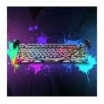 Mercury V75 Pro Special Edition Gaming Keyboard – Neon Graffiti | Mechanical Switches, RGB Backlight, Anti-Ghosting, Stylish Design