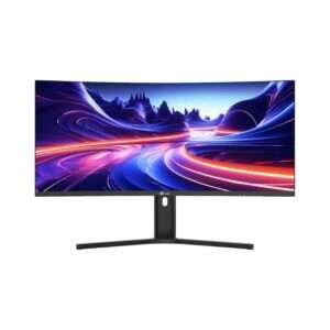 GameTek Rogue 34" VA WQHD Curved Gaming Monitor – 180Hz, 1ms, HDR, FreeSync, Black