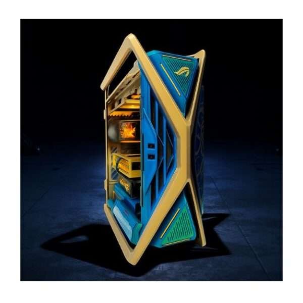 Ultimate Gaming PC – AMD Ryzen 9 9950X3D, ASUS RTX 5090 ROG Astral Dhahab Edition, 32GB DDR5 G.Skill Royal Gold 8000MHz, 2TB Samsung 9100 PCIe 5.0 SSD, ASUS ROG Hyperion Dahab Edition Case