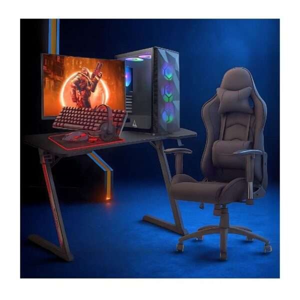Gaming PC Bundle – Intel Core i5 12400F, RTX 3050, 16GB RAM, 1TB SSD, AOC 240Hz Monitor + Desk & Chair Setup
