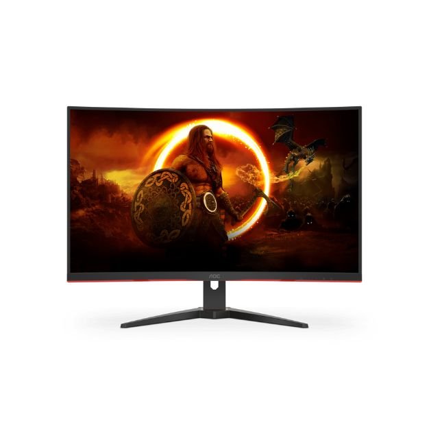 AOC C32G2ZE2 31.5” Curved Gaming Monitor – Full HD, 250Hz, 0.5ms, FreeSync Premium