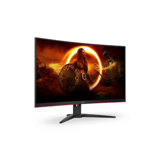 AOC C32G2ZE2 31.5” Curved Gaming Monitor – Full HD, 250Hz, 0.5ms, FreeSync Premium