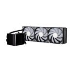 TRYX PANORAMA SE ARGB 360 Black CPU Liquid Cooler – 2.4" Rotatable AMOLED Screen, High-Performance 360mm AIO Cooling, PWM Fans & Dynamic RGB Lighting